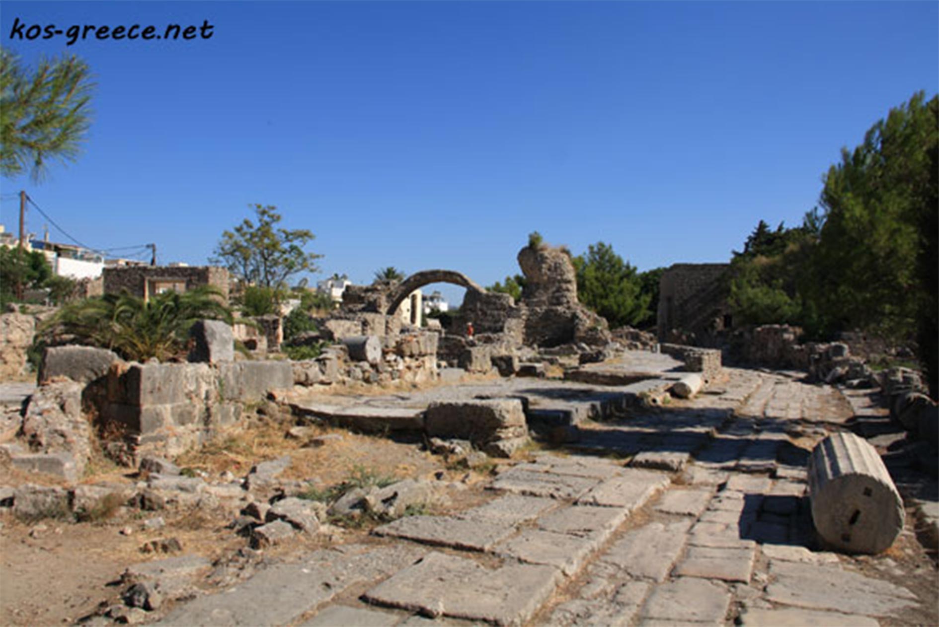 Ancient Hellenistic Gymnasium with its so called "Carved Street"