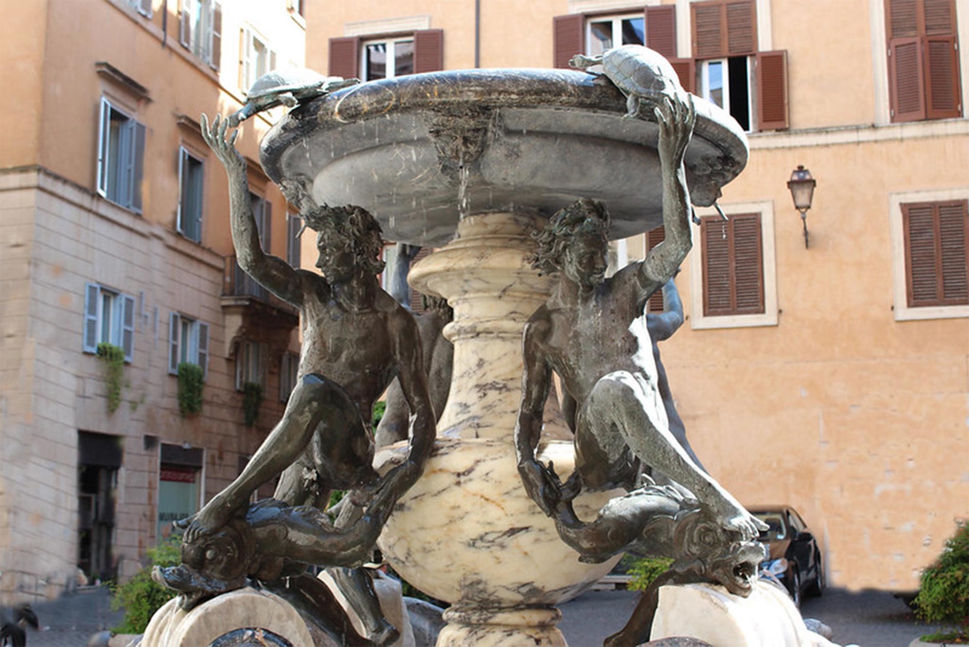 The Turtle Fountain (Fontana delle Tartarughe)