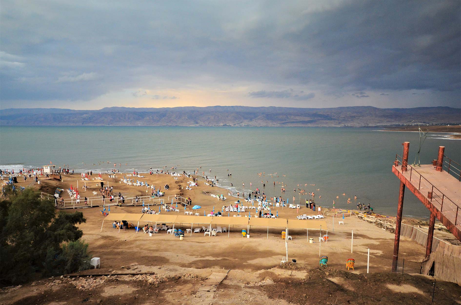 Dead Sea - Ein Bokek beach