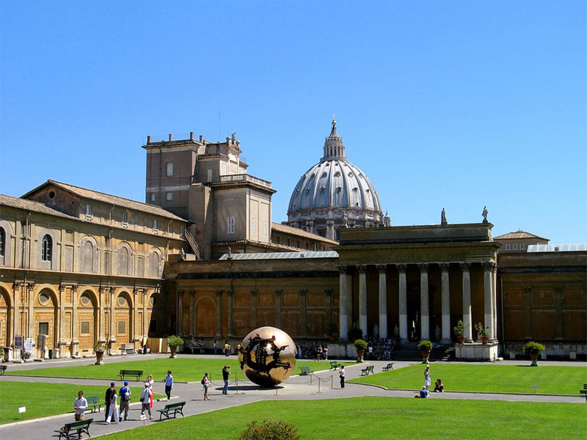 Vatican Museums Courtyard
