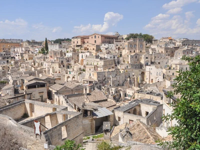 Cave dwellings in Matera