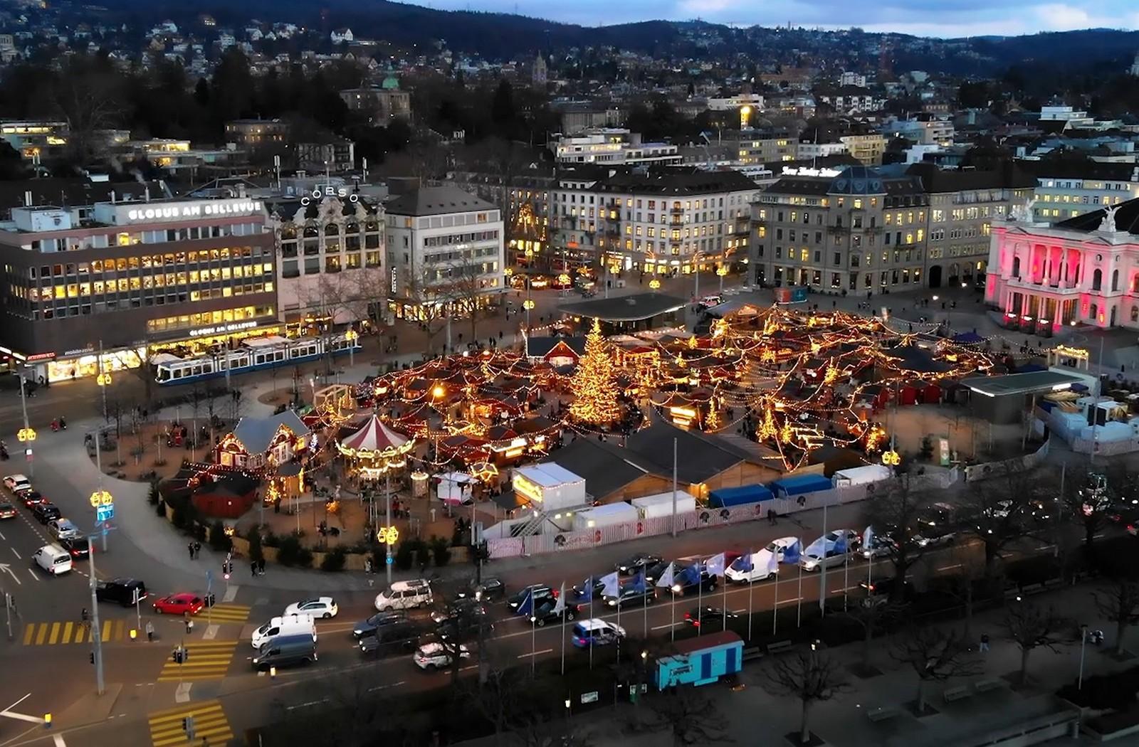 أسواق عيد الميلاد في سويسرا