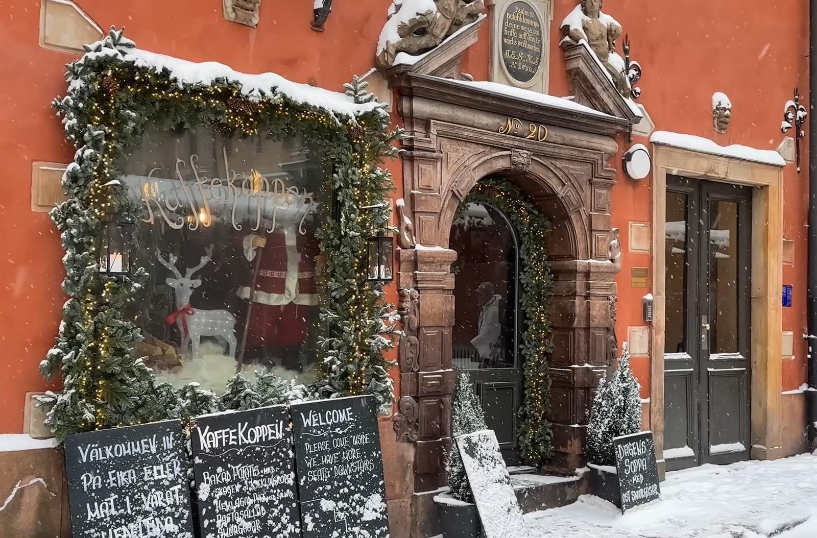 سوق عيد الميلاد في ستوكهولم