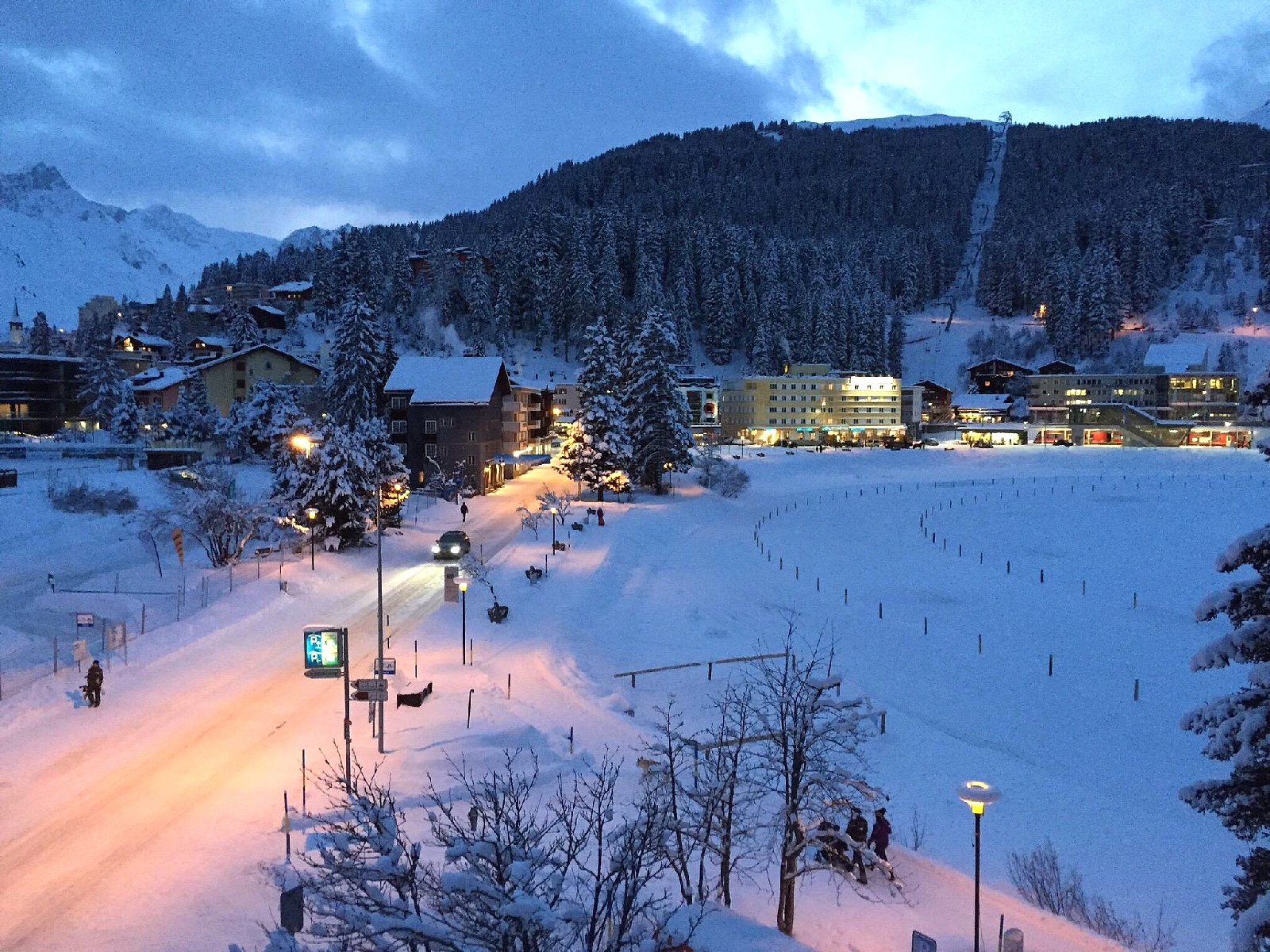 שוויץ בחורף
