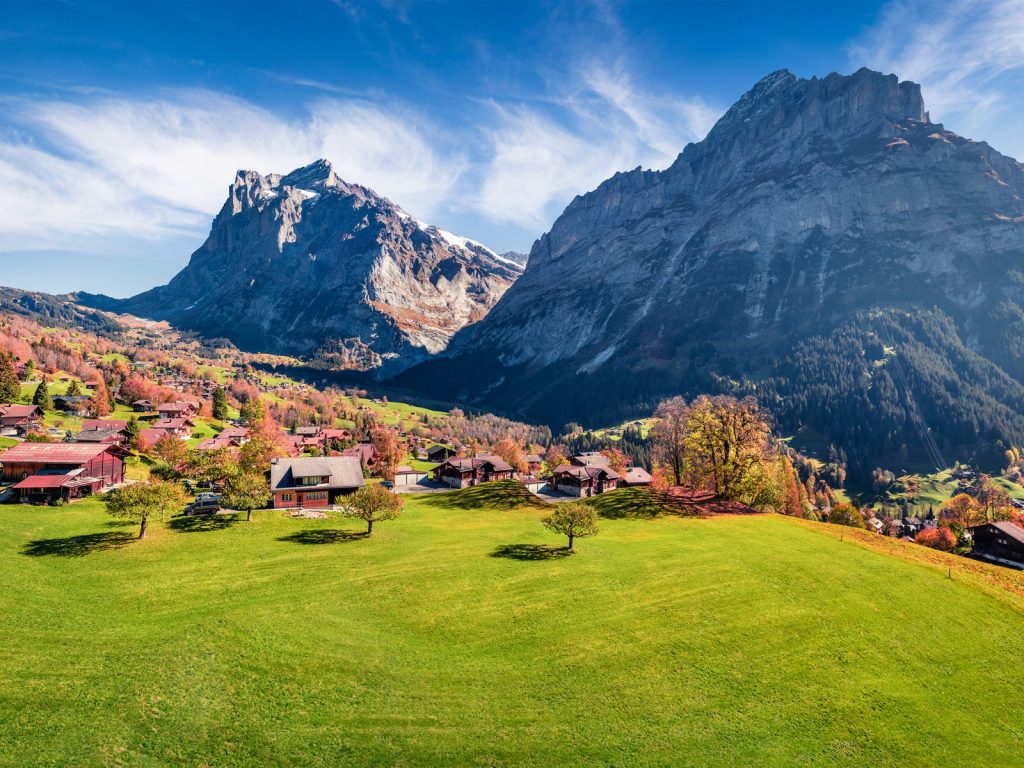 Resort villages of Switzerland