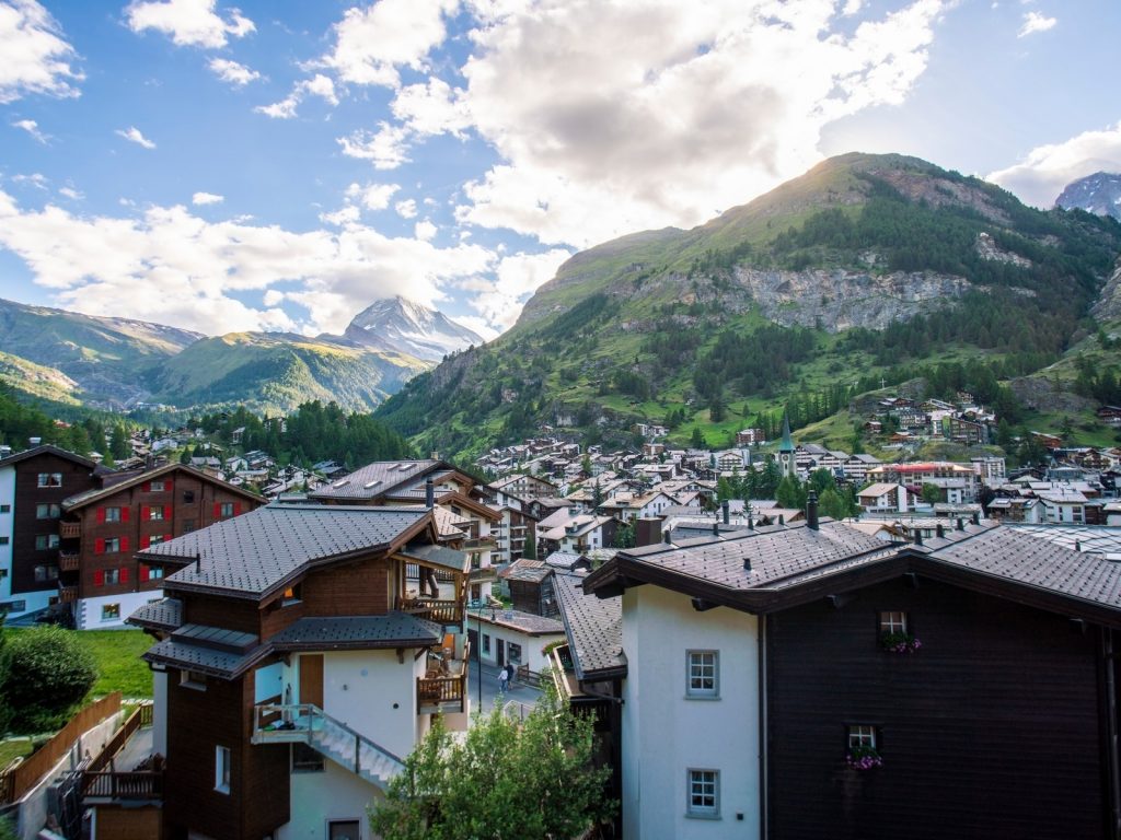 Resort villages of Switzerland