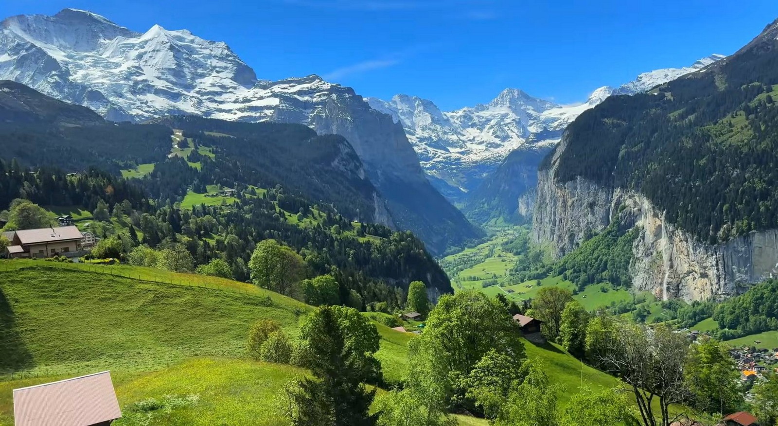 سويسرا في الربيع