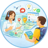 A personalized itinerary created specifically for you