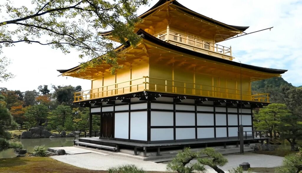 The Golden Pavilion in Kyoto